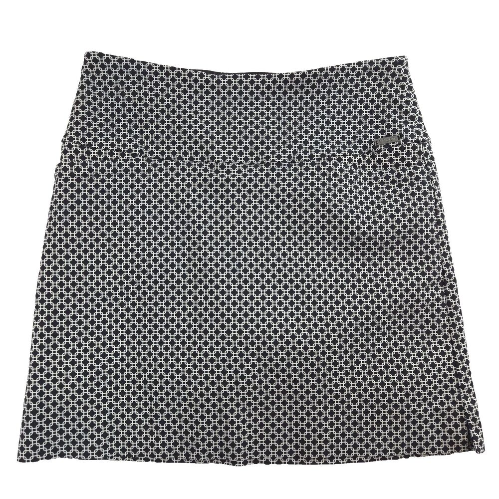 SC & CO Athletic Skort M Tennis Golf Pickle ball S Geo Print Black White